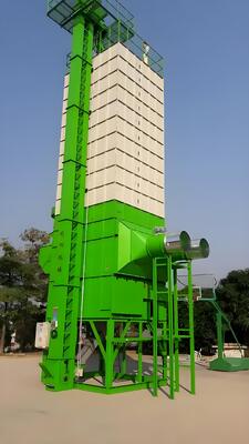 Καλή τιμή 12.45KW Μηχανή Στεγνωτηρίου Καλαμποκιού / Στεγνωτήριο Καλαμποκιού 3570*4374*10140mm για Στέγνωμα Δημητριακών σε απευθείας σύνδεση